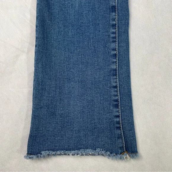 FP Free People Skinny Jeans Women's Size W24 Blue Mid Rise Medium Wash 5-Pocket - Picture 3 of 14